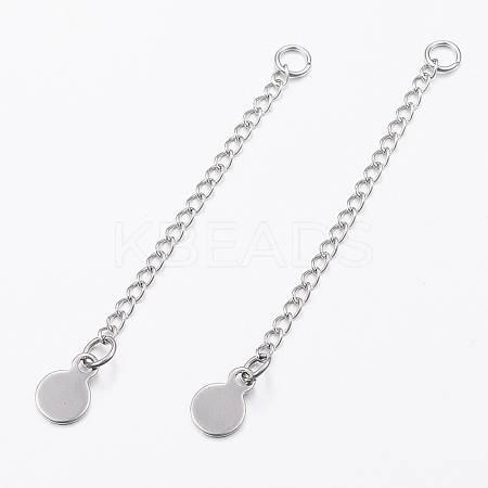 Tarnish Resistant 304 Stainless Steel Chain Extender STAS-K165-04B-1