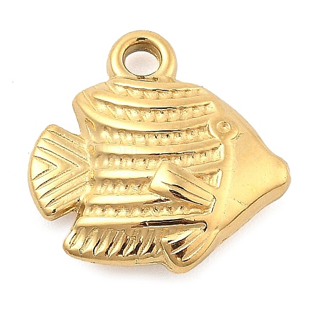 Ion Plating(IP) 304 Stainless Steel Pendants STAS-P379-08B-G-1
