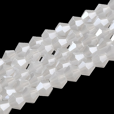 Imitation Jade Electroplate Glass Beads Strands LS-EGLA-F029-J4mm-A06-1