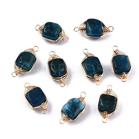Natural Agate Links Connectors G-T131-99A-1
