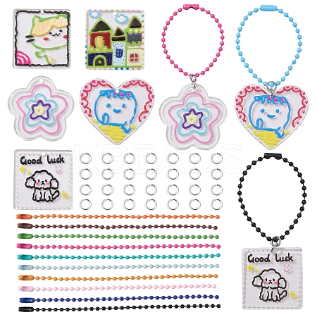 DIY Pendant Decoration Making Kit DIY-FS0005-08-1
