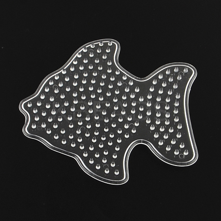 Fish ABC Plastic Pegboards used for 5x5mm DIY Fuse Beads X-DIY-Q009-22-1
