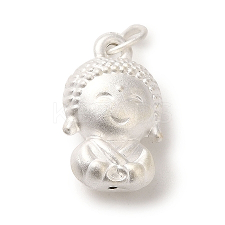 925 Sterling Silver Buddha Charms STER-K180-07S-1