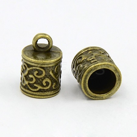Tibetan Style Cord Ends LS-TIBEP-LF10887YKG-AB-LF-1