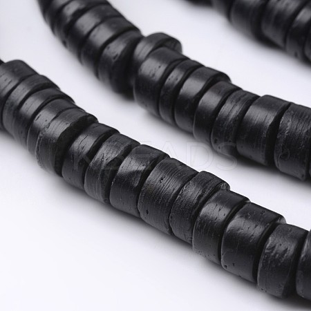 Dyed Natural Coconut Disc Bead Strands COCB-O003-07A-1