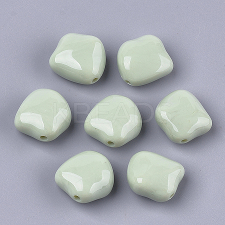 Acrylic Beads X-OACR-S029-058C-1