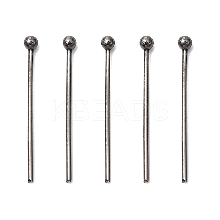Non-Tarnish 304 Stainless Steel Ball Head pins LS-X-STAS-R015-20mm-1