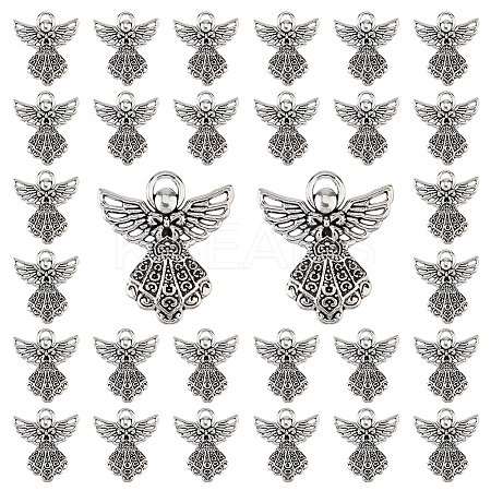 50PCS Tibetan Style Alloy Pendants TIBE-FH0001-24-1
