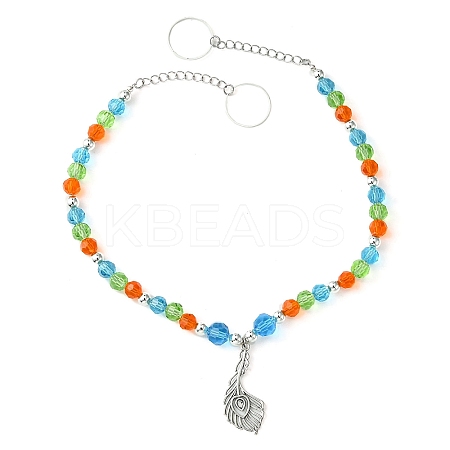 Glass Beaded Curtain Tiebacks Clips AJEW-BA00121-02-1