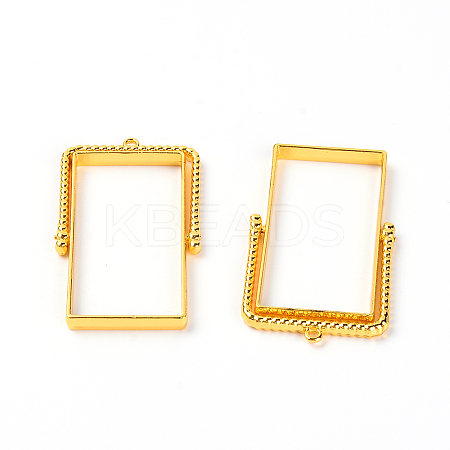 Alloy Open Back Bezel Pendants PALLOY-WH0084-66G-1