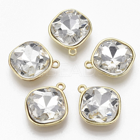 Golden Plated Alloy Pendants PALLOY-N154-03E-1