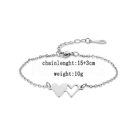 Fashionable 304 Stainless Steel bracelet for daily wear CO3963-1-1