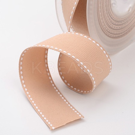 Grosgrain Polyester Ribbons for Gift Packings SRIB-I001-016-835W-1