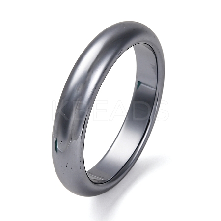 Natural Terahertz Stone Bangles BJEW-H619-01B-1