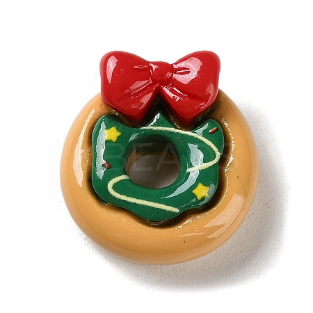 Christmas Theme Opaque Resin Decoden Cabochons RESI-F053-D03-1