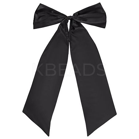 Polyester Big Bowknot for Christmas Decoration HJEW-WH0063-006C-1