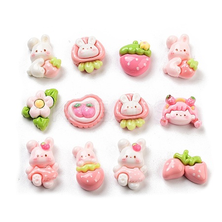 Cute Opaque Resin Decoden Cabochons RESI-S04-01-1
