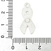 No To Drugs Red Awareness Ribbon Theme Alloy Enamel Pendants LS-ENAM-C026-02B-S-3