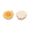 Thanksgiving Day Theme Alloy Enamel Pendants X-ENAM-T020-35C-2