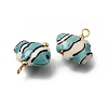 Handmade Porcelain Pendants PR-CBA0027-11G-10-2