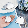 4Pcs Aluminum Tap Shoe Sole Protector FIND-WH0149-73A-3