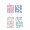 4 Styles Flower Print Paper Gift Bags with Handles TH-CBA170C-03-1