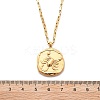 304 Stainless Steel Constellation Pendant Necklaces NJEW-K392-01G-08-5