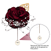 Silk Cloth Imitation Flower Wrist AJEW-WH0285-18B-3