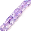 Imitation Jade Glass Beads Strands GLAA-P058-04A-2