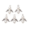 Acrylic Alloy Pendants PALLOY-JF02830-1