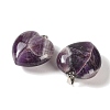 Natural Banded Amethyst Pendants GG-CBAA0EE-04P-13-2