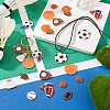 30Pcs 10 Styles Alloy Enamel Pendants ENAM-TA0003-48-8