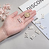 Stainless Steel Birth Year Charms STAS-CJ0001-107-3