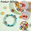 60Pcs 10 Colors Handmade Porcelain Beads for Necklaces Bracelets Making PORC-SC0001-24-6