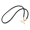 3MM Nylon Milan Cord Necklace Making NJEW-H084-01G-38-1