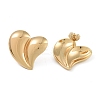 304 Stainless Steel Studs Earrings EJEW-K278-11A-G-2