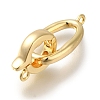 Brass Fold Over Clasps LS-KK-H480-15G-1