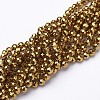 Non-Magnetic Synthetic Hematite Beads Strands X-G-G092-4mm-1-1