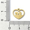 304 Stainless Steel Charms STAS-C097-38A-G-3