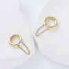 304 Stainless Steel Cuff Earrings LS-RC5988-3