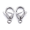 304 Stainless Steel Lobster Claw Clasps STAS-F182-01P-A-2