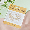6Pcs 2 Style Rack Plating Brass Lobster Claw Clasps DIY-BBC0001-50-6