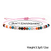 Natural & Synthetic Mixed Stones Round Bead Braided Bracelets NZ3307-4-2
