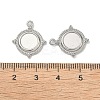 304 Stainless Steel Pendant Cabochon Settings STAS-I367-04P-3