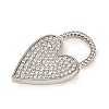 Brass Micro Pave Cubic Zirconia Pendants KK-M322-40P-2