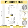 80Pcs Empty Portable Plastic Spray Perfume Bottle with 2Pcs Plastic Pump with 2Pcs Mini Transparent Plastic Funnel Hopper with 6Pcs Disposable Plastic Droppe AJEW-BC0007-50C-2