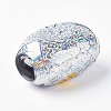 Single Face Laser Balloons Ribbon SRIB-WH0003-B05-2