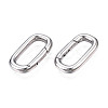 Brass Spring Gate Rings KK-N216-357P-2