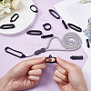 DIY Electronic Stylus & Lighter Silicone Oval Holder Neck Lanyard Making Kit FIND-CP0002-38-3