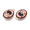 Printed Alloy Pendants PALLOY-SZC0008-05R-2